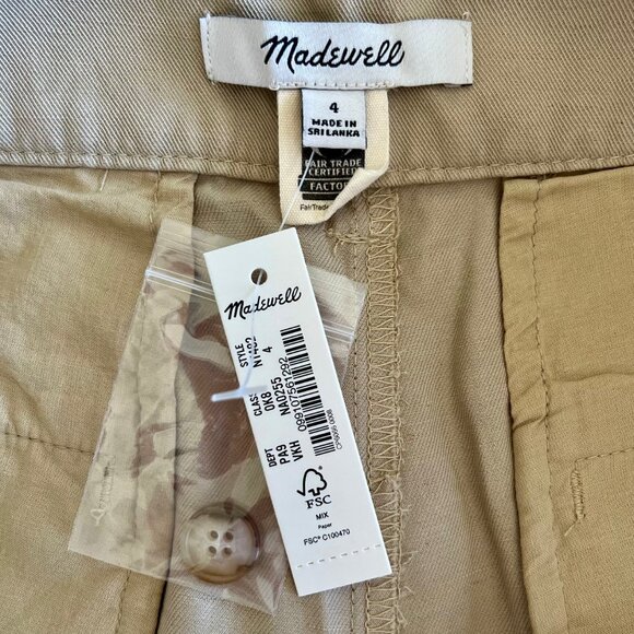 NWT Madewell The Harlow Wide-Leg Pant in Drapey Twill | Size 4 - Picture 4 of 11